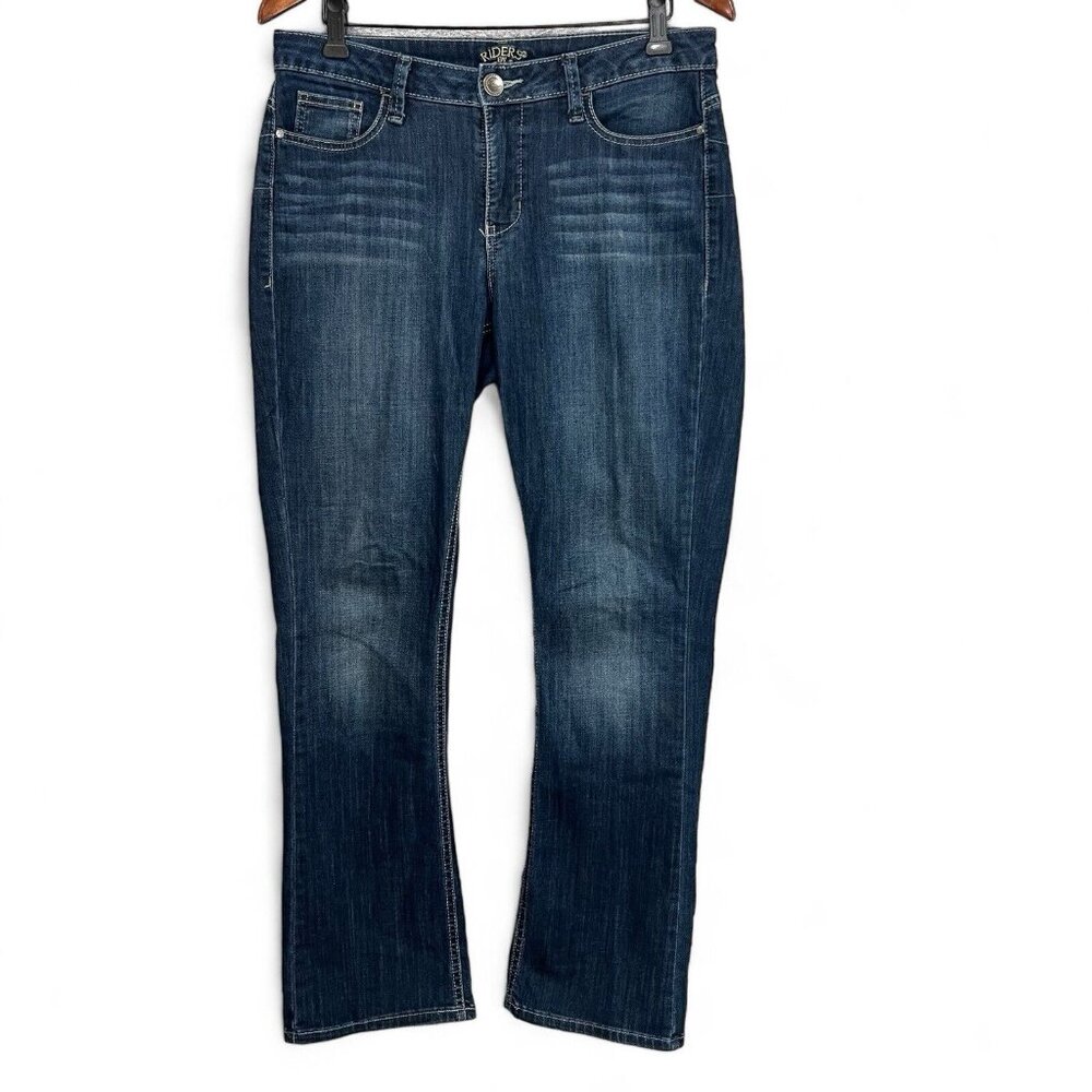 Riders by Lee Womens Jeans Size 12 Petite Denim Blue Boot Cut